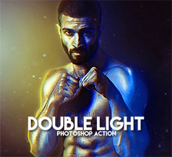 极品PS动作－双层光渲(含高清视频教程)：Double Light Photoshop Action